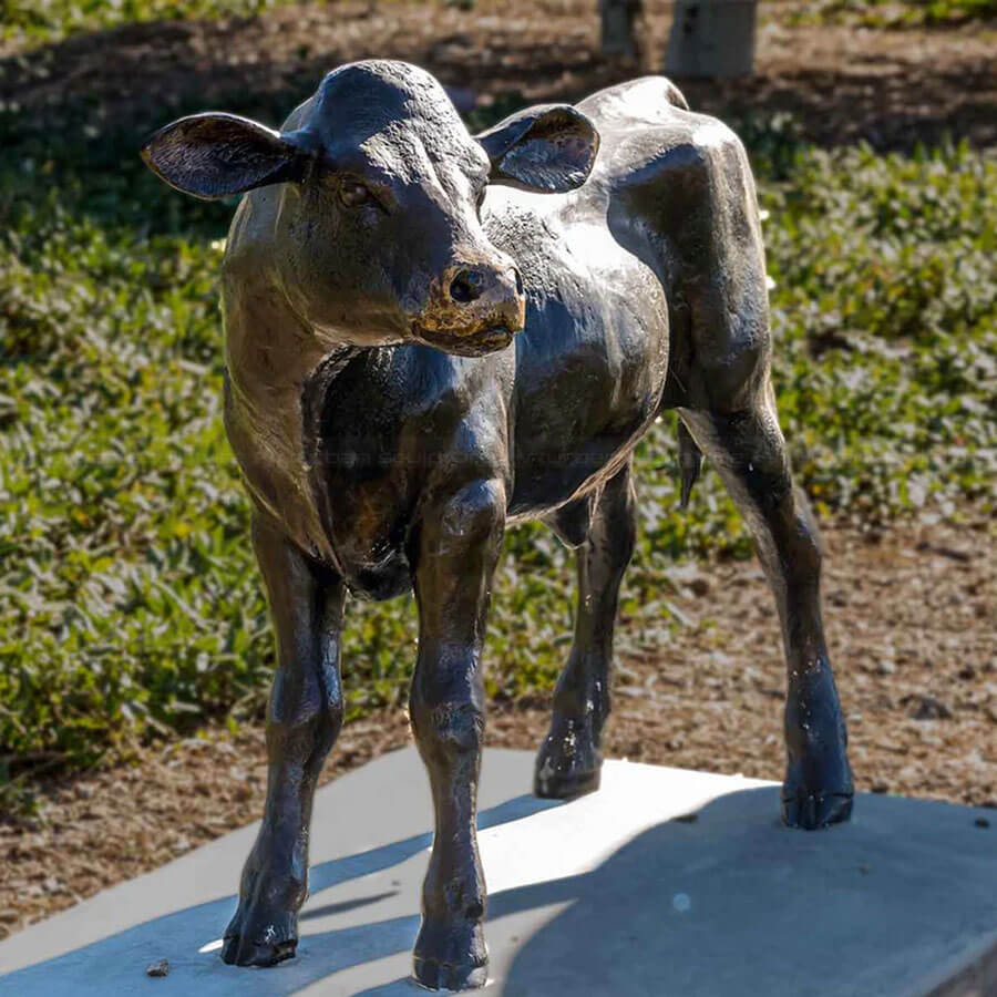 Life Size Calf Statue