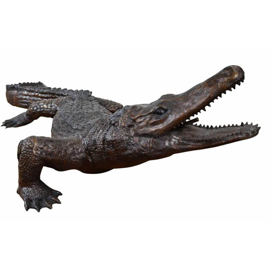 Life Size Crocodile Statue