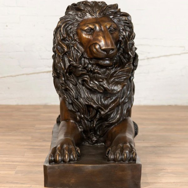 Lion Laying Down Statue