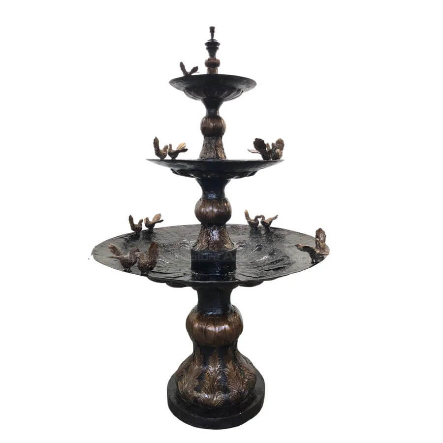 Tiered Bird Bath Fountain