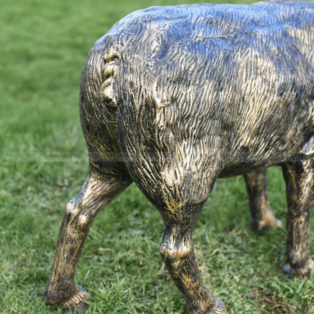 Bronze Ram Sculpture