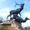 Elk Yard Statue