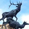 Elk Yard Statue