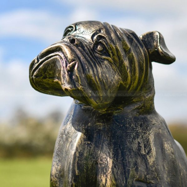 English Bulldog Statue Outdoor