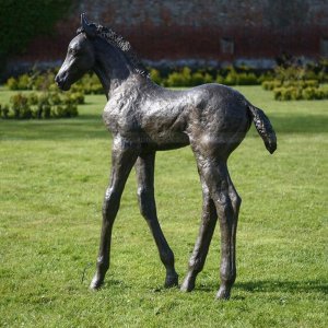 Foal Walking Statue