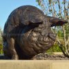 Garden Pig Sculpture