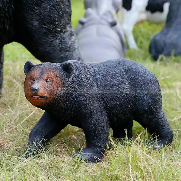 Life Size Black Bear Statue