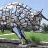 Metal Longhorn Sculpture