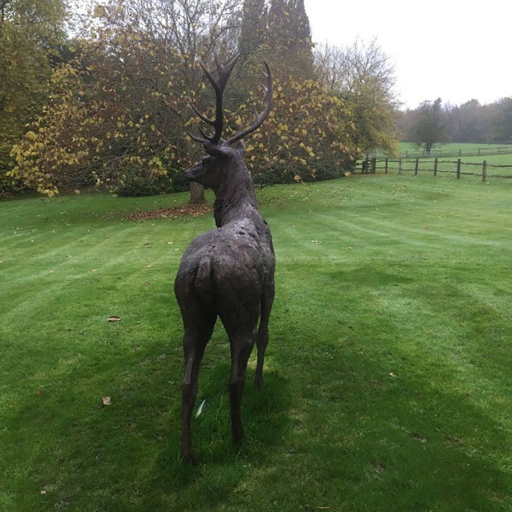 Outdoor Stag Statue