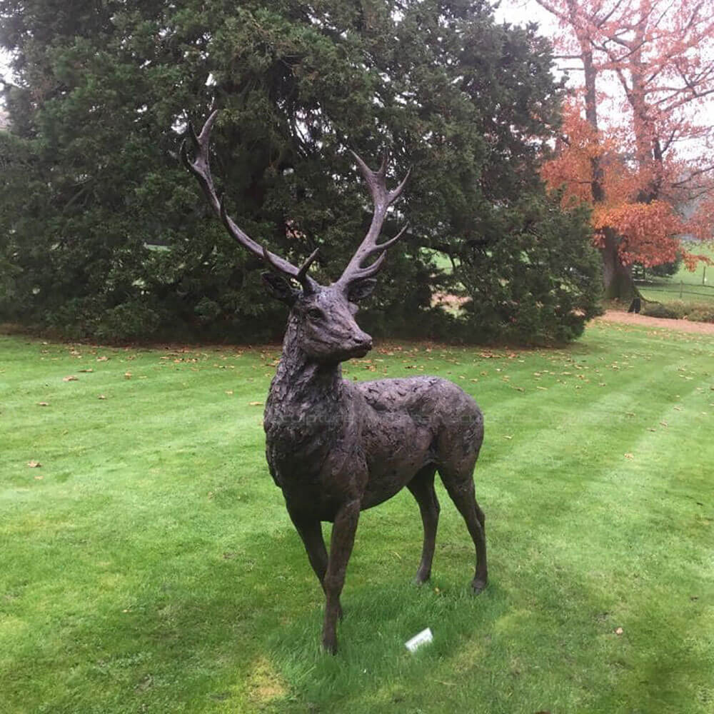 Outdoor Stag Statue