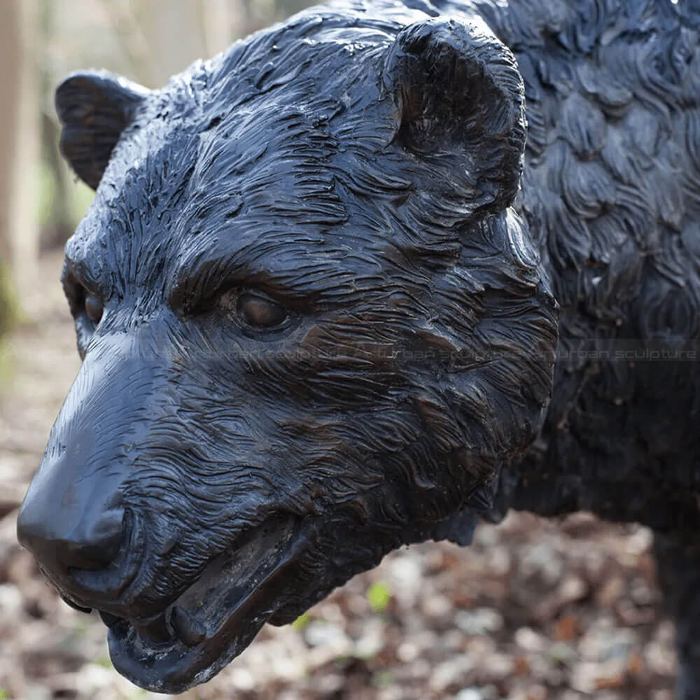 Black Bear Yard Statues