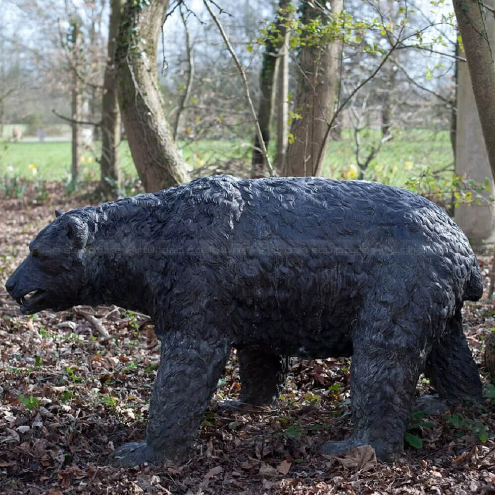 Black Bear Yard Statues