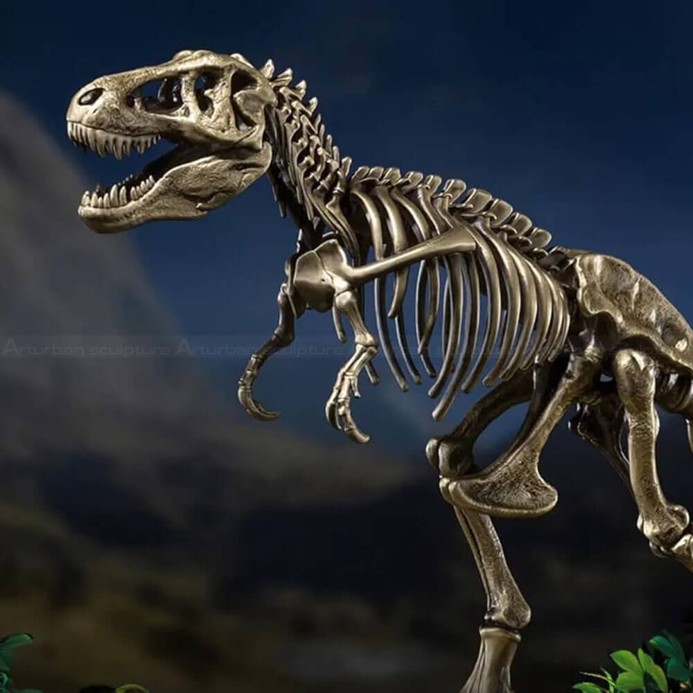 Dinosaur Skeleton Statue