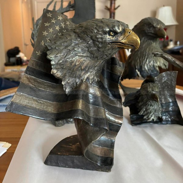 Eagle Head Sculpture