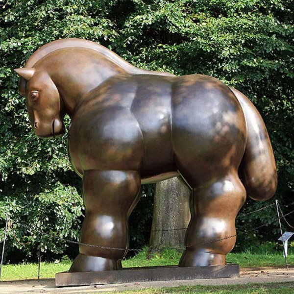 Fat Horse Sculpture