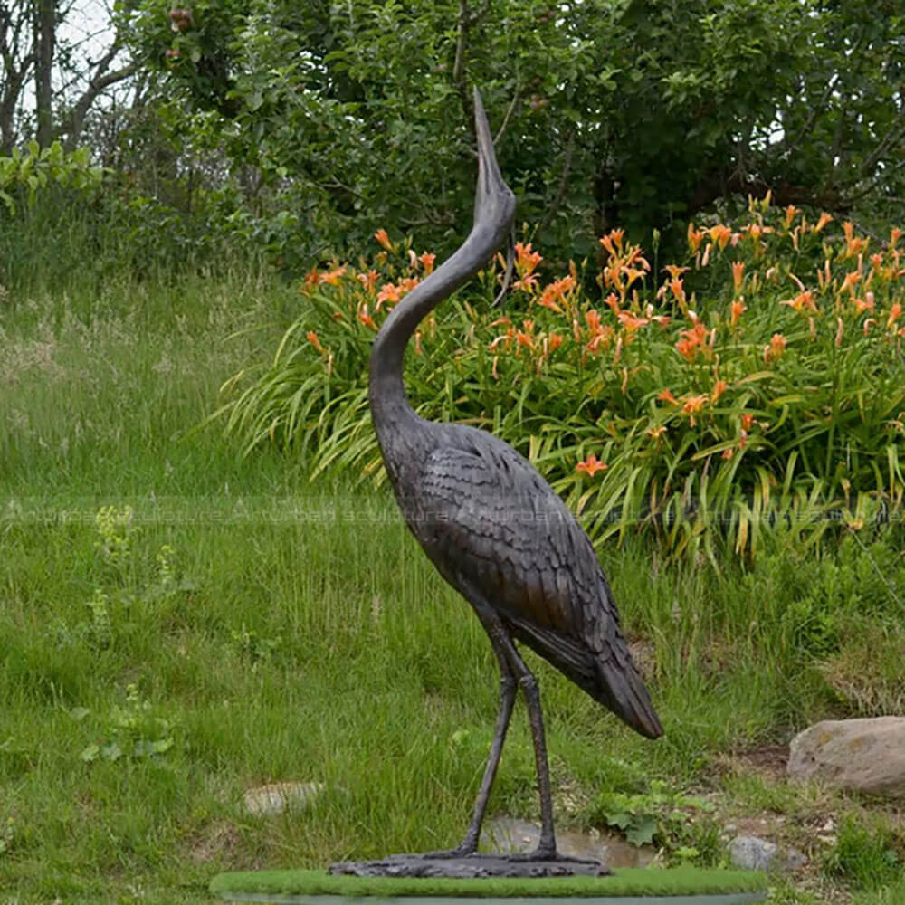 Great Blue Heron Lawn Ornament