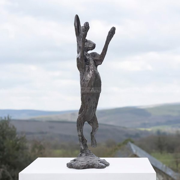 Leaping Hare Sculpture