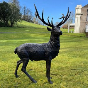 Life Size Stag Statue