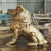 Lion Porch Statues