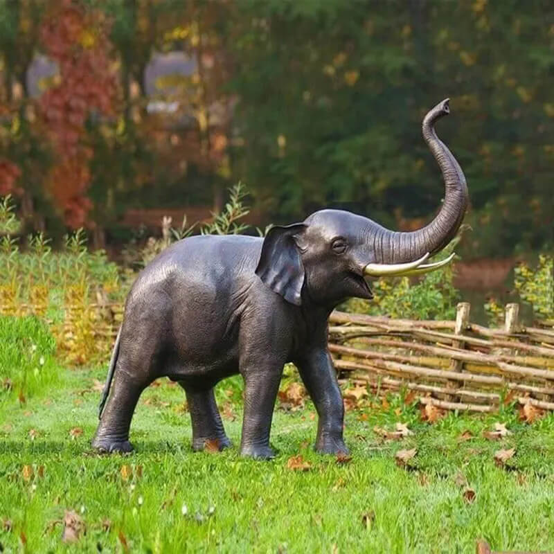 Happy Elephant Statue