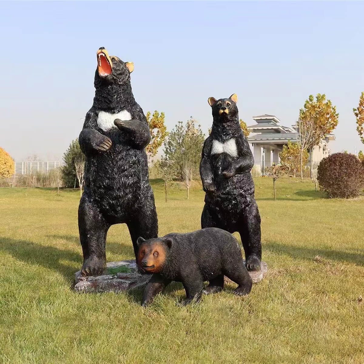 life size bear statues