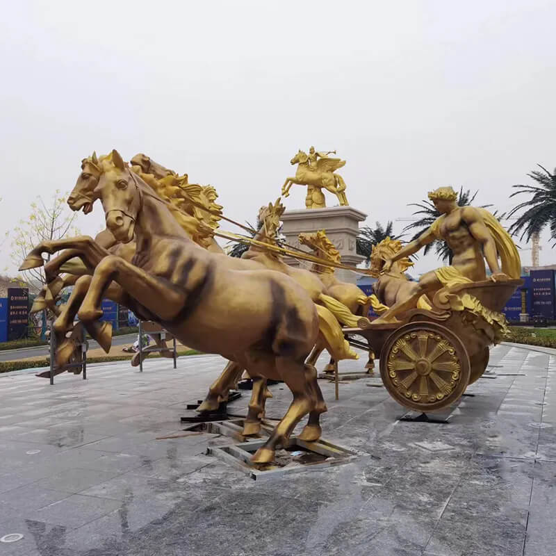 Apollo Chariot Statue