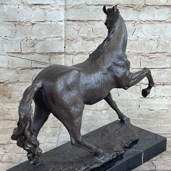 Horse Leg up Statue