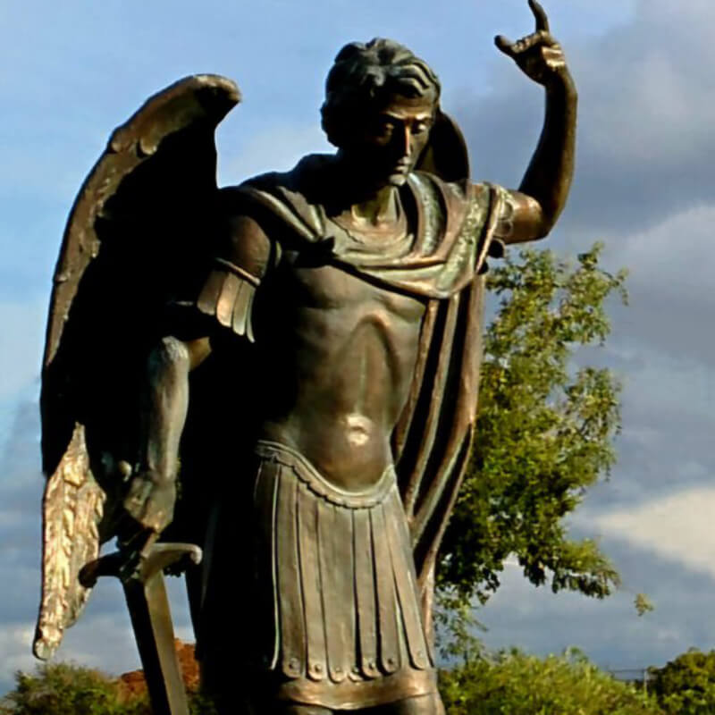 Archangel Michael Bronze Statue