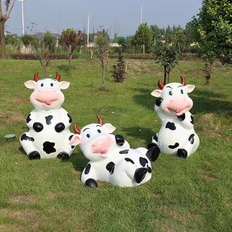 Cute Cow Sculpture