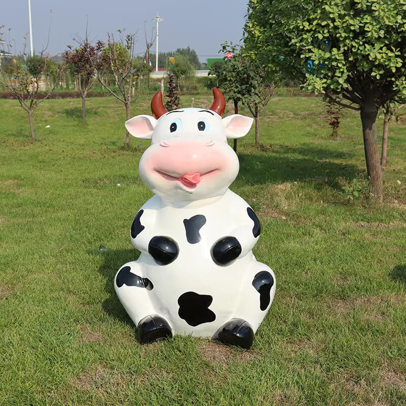 Cute Cow Sculpture