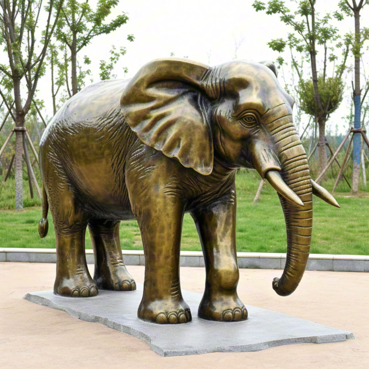 Elephant Ornament for Garden