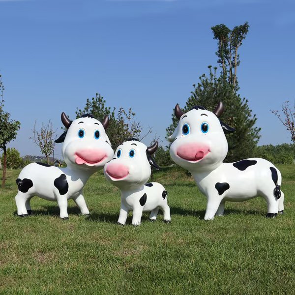 Cartoon Cow Statue