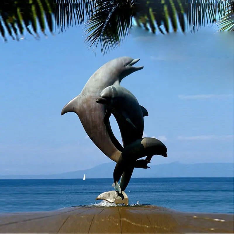 Large Dolphin Fountain