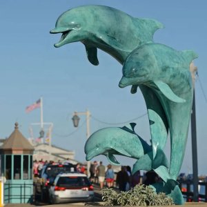 Large Dolphin Statues for Sale