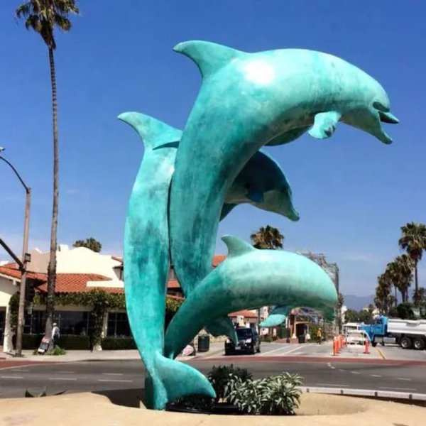 Large Dolphin Statues for Sale