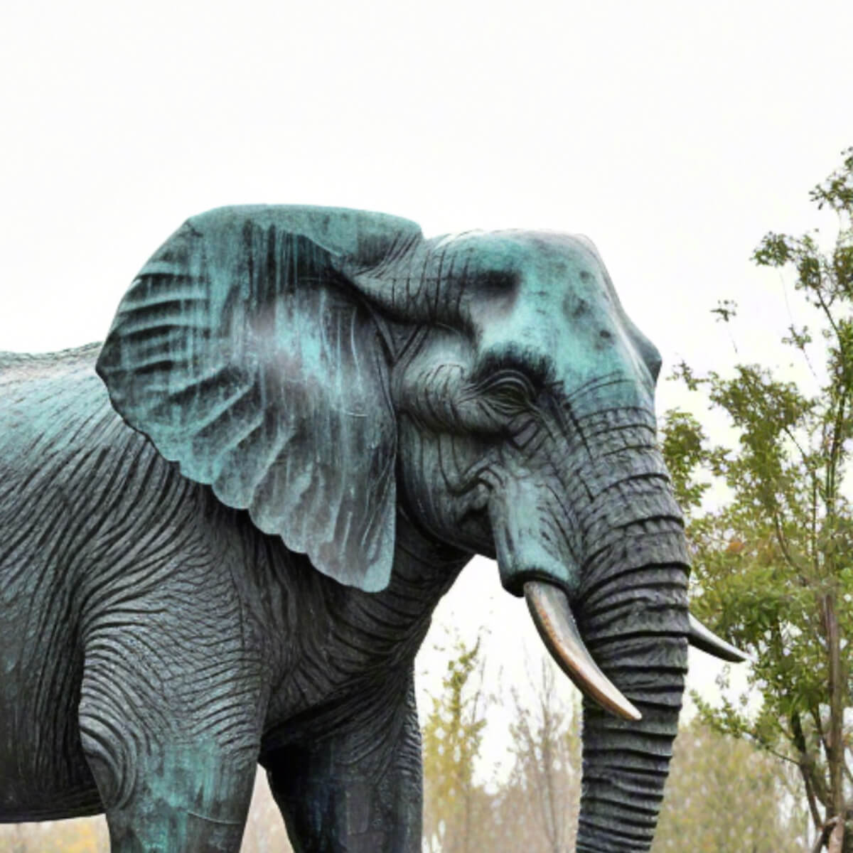 Large Elephant Garden Ornament