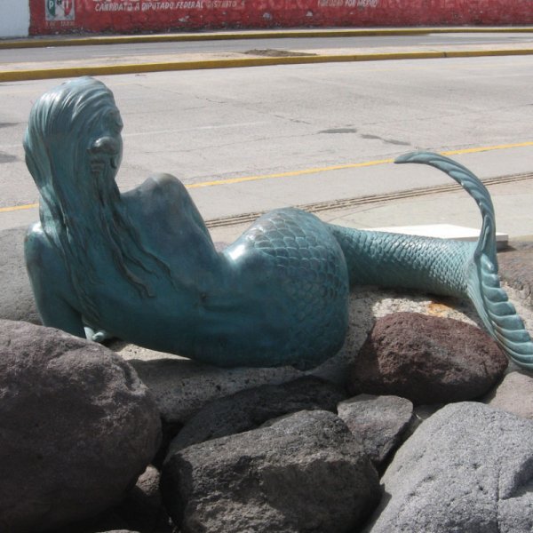 Mermaid Yard Statue