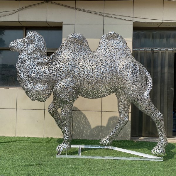 Metal Camel Statue