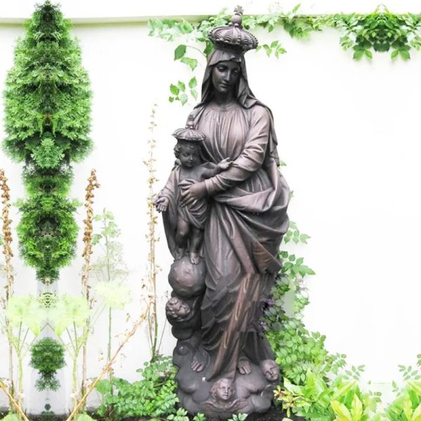 Mother Mary with Jesus Statue