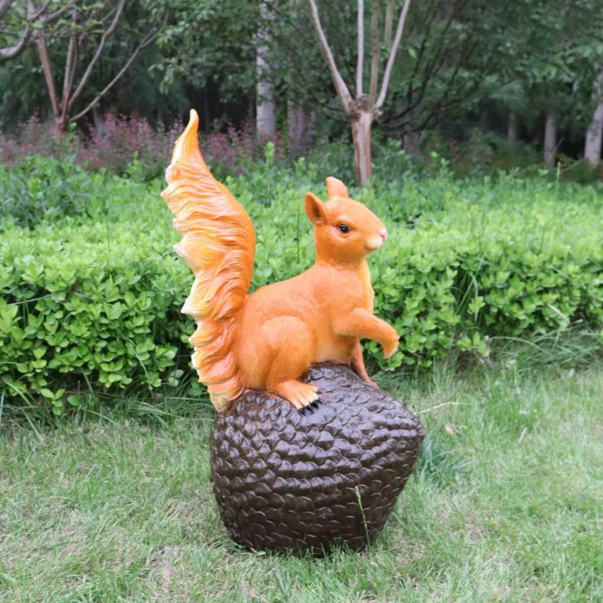 Red Squirrel Statue