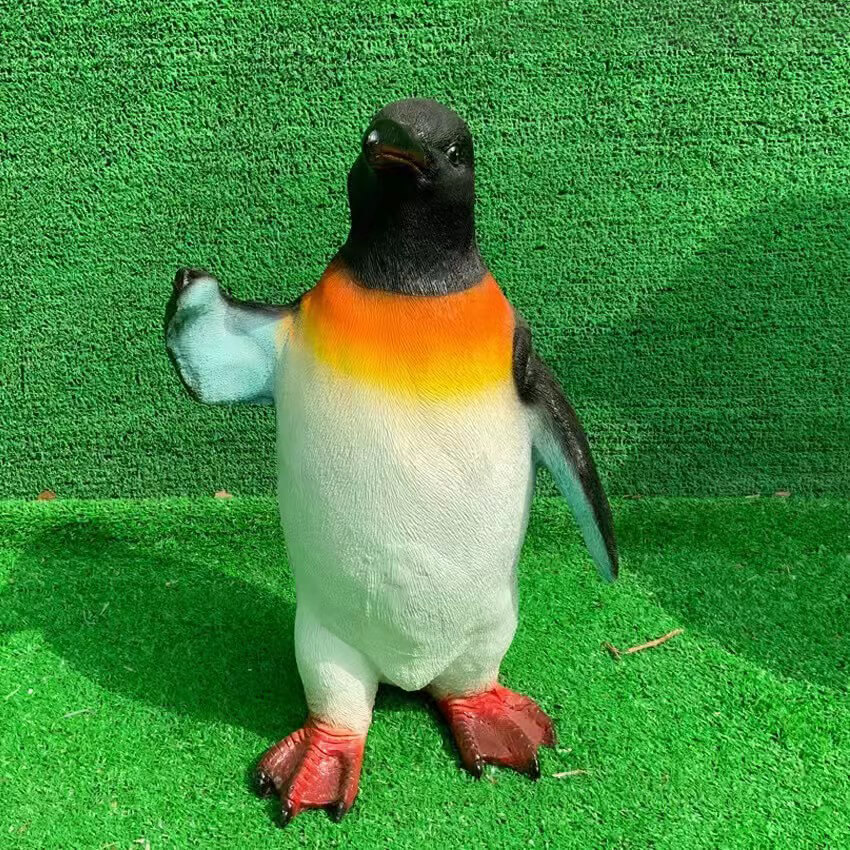 Resin Penguin Statue