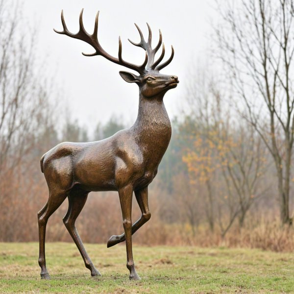 Standing Deer Statue