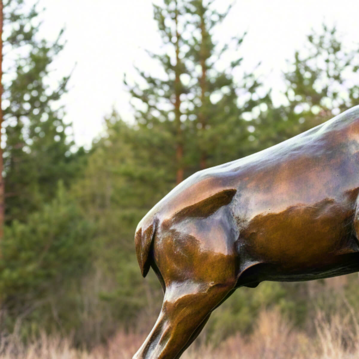 Standing Deer Statue