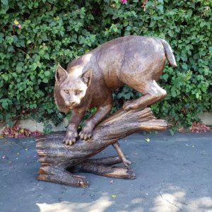 Bobcat Sculpture