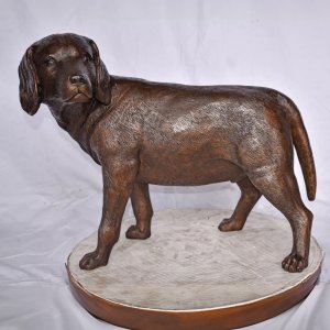 Bronze Beagle Sculpture