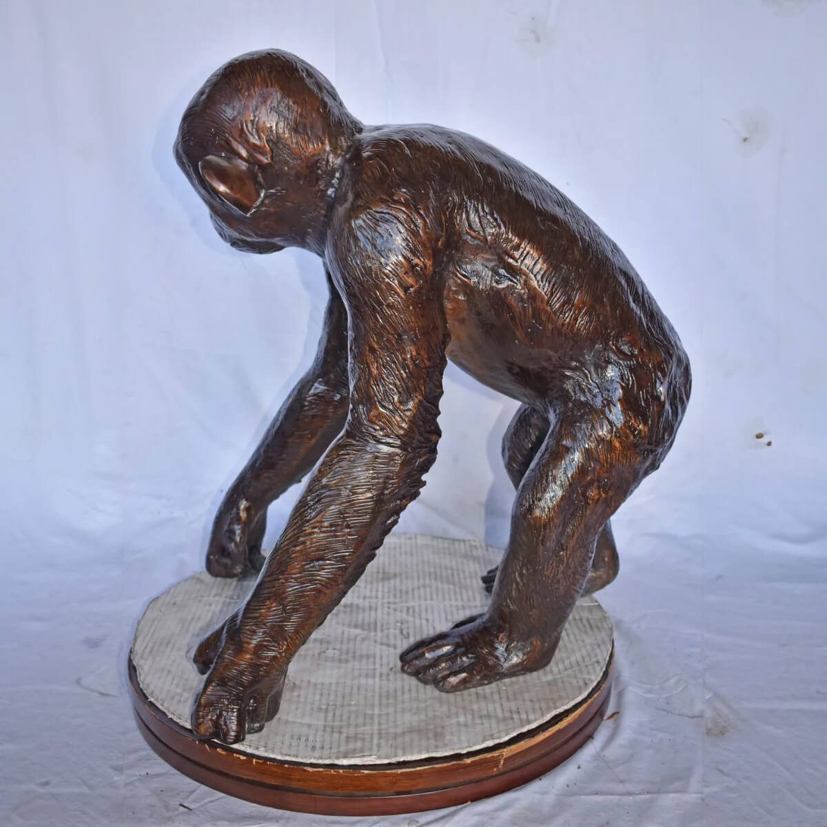 Bronze Chimp Sculpture for Sale