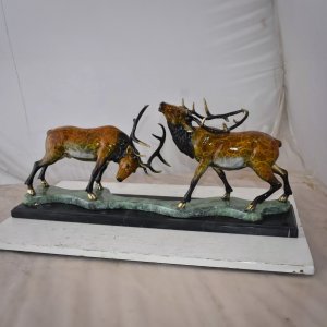 Bronze Deer Statue