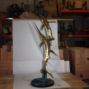 Bronze Sailfish Sculpture