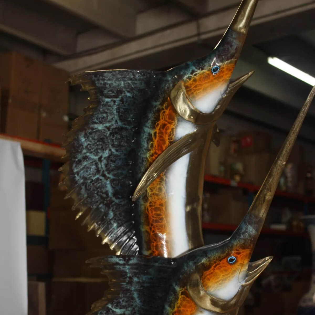 Bronze Sailfish Sculpture