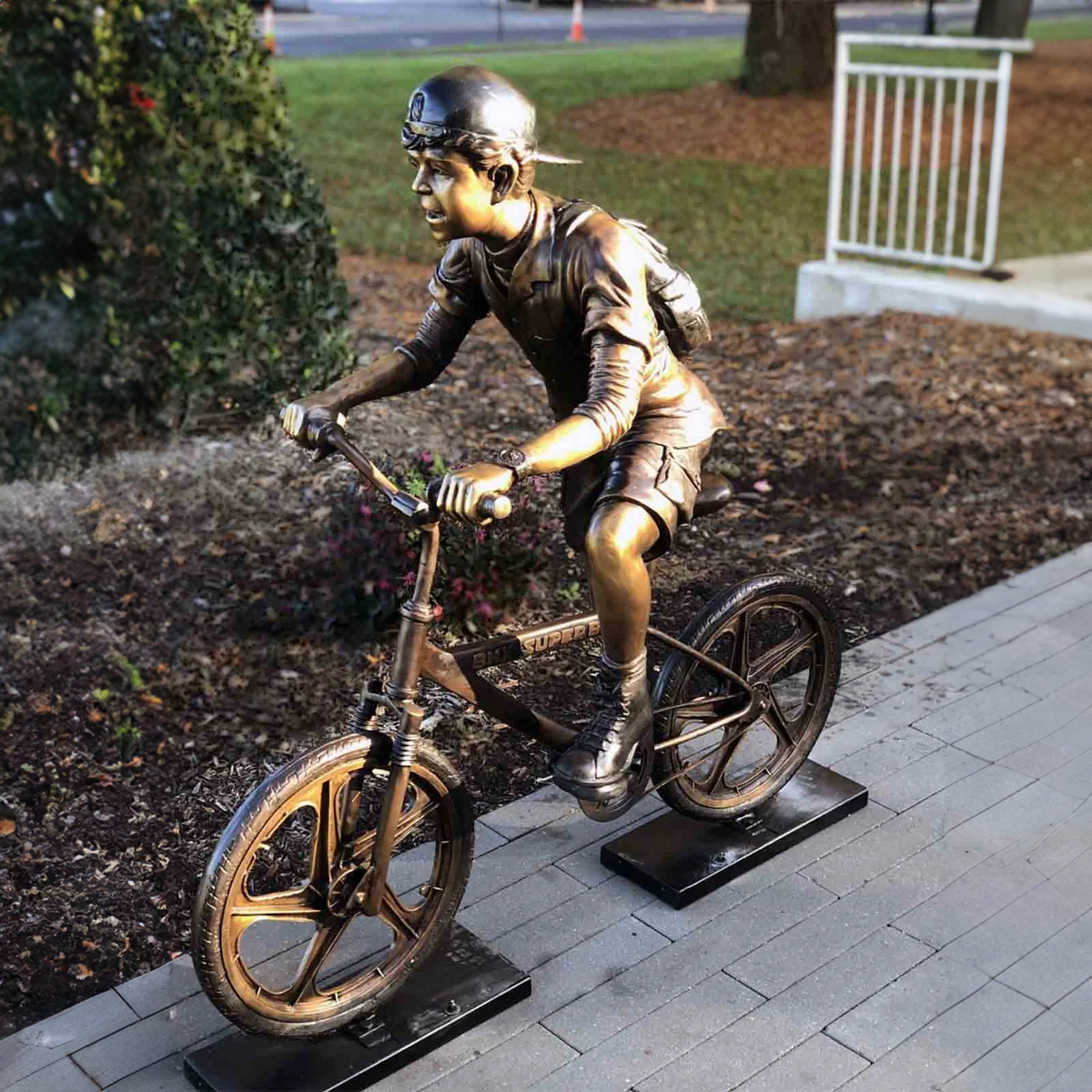 Cycling Statue